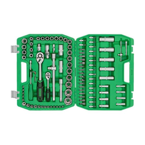 Набір інструментів 1/2", 1/4" 108 од. INTERTOOL ET-6108SP | Зображення 1