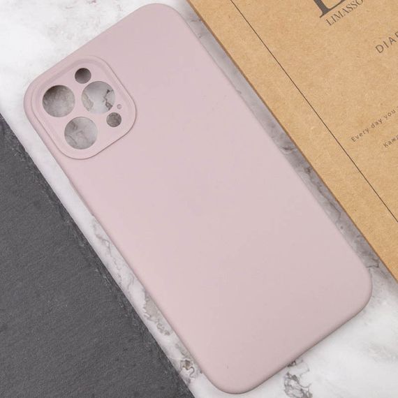 Чохол Silicone Case Full Camera Protective (AA) NO LOGO для Apple iPhone 12 Pro Max (6.7") Сірий / Lavender | Зображення 4