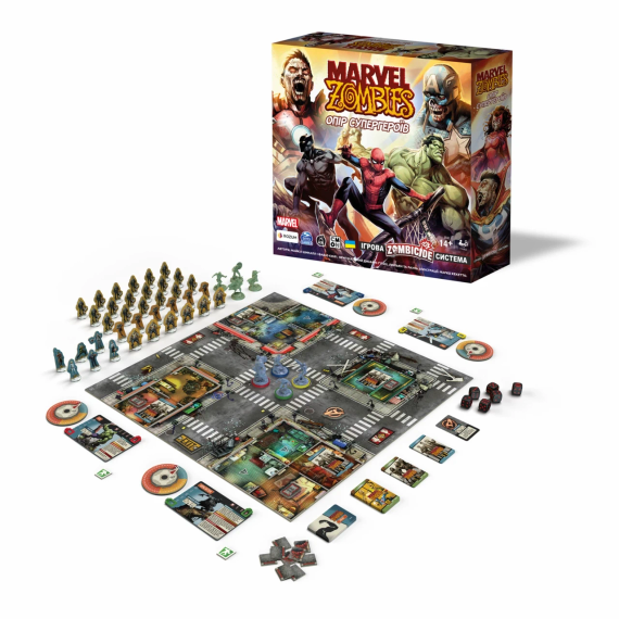 Настольная игра Marvel Zombies: Сопротивление Супергероев укр. | Зображення 1