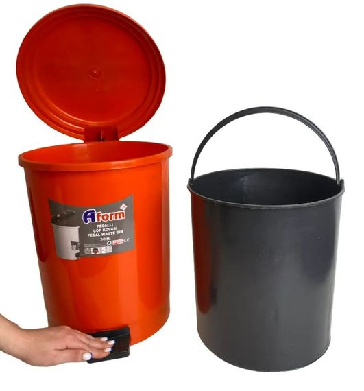 Відро для сміття Afacan 30 л з педаллю РК-30 105 (1756279868) | Зображення 1