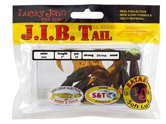 Твистер 1,5" LJ Лаки Джон J.I.B. Tail 122-PA16 | Зображення 1