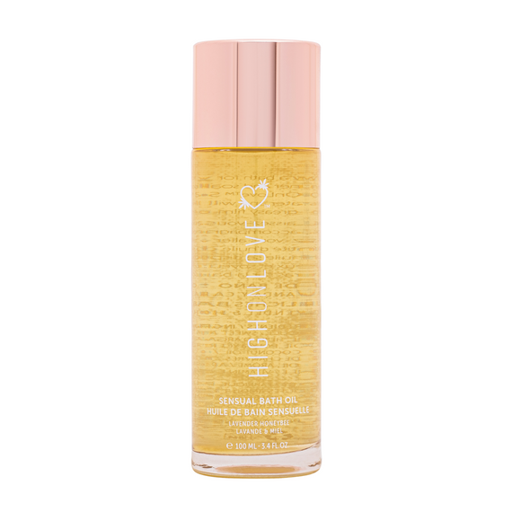 Олія для ванни з ароматом лаванди та меду Sensual Bath Oil Lavender Honeybee, 100 мл HighOnLove (Канада) Sex Aura | Зображення 1