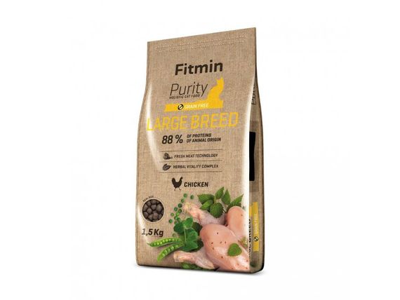 Fitmin cat Purity Large Breed (для великих котів з куркою), 1,5 кг | Зображення 2