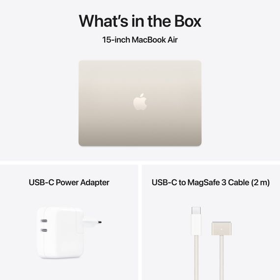 Ноутбук Apple MacBook Air 15 M4 A3241 Starlight (MW1J3UA/A) | Зображення 8