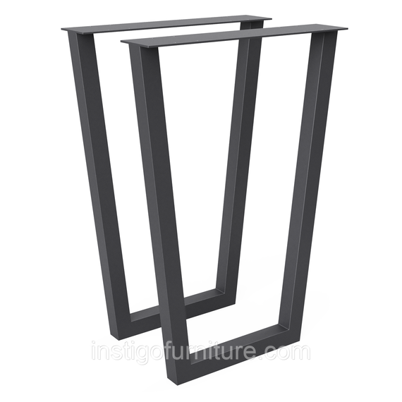 Комплект опор для столу з металу 500×100mm, H=730mm (профільна труба: 40x40mm) | Зображення 5