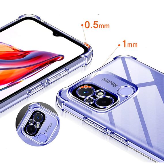 Чохол до мобільного телефона BeCover Anti-Shock Xiaomi Redmi 12C Clear (709176) | Зображення 4