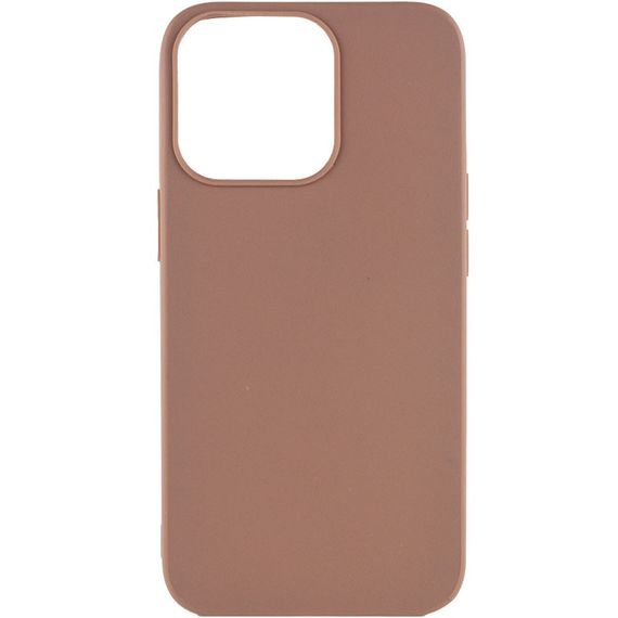 Силиконовый чехол Candy для Apple iPhone 13 Pro (6.1") Коричневый