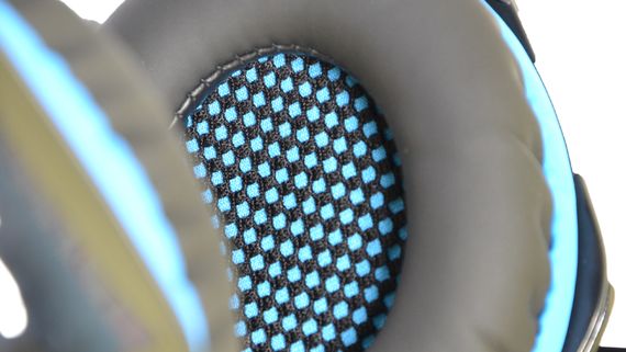 Гарнітура Microlab G6, 3,5мм+USB, Black-Blue | Зображення 2