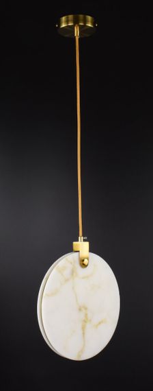 Люстра світлодіодна підвісна LED світильник для квартири на стелю лед 26685 Латунь 30-150х10х25 см.