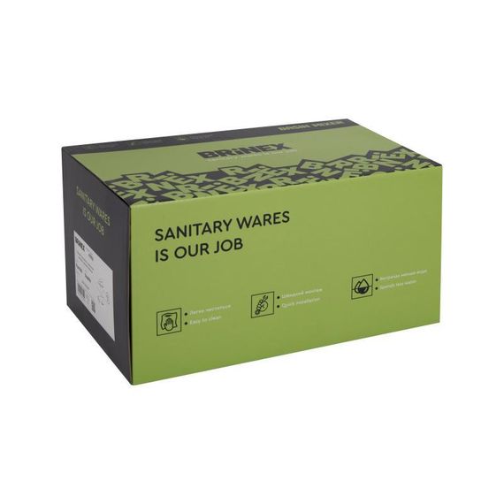 Смеситель для ванны Brinex Pure 006 с поворотным изливом (с душевым гарнитуром) Graphite BRIPUR006GRP | Зображення 7