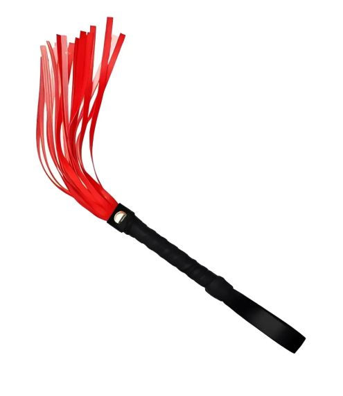 Маленький флогер SKN - VInyl Mini Black/Red, C062-01 sexstyle | Зображення 1