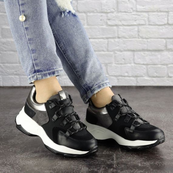 Женские кроссовки Fashion Bruiser 1659 37 размер 235 см Черный | Зображення 7