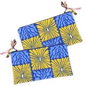 Косметичка женская Патриотические цвета 20х12 см (K_22U025)