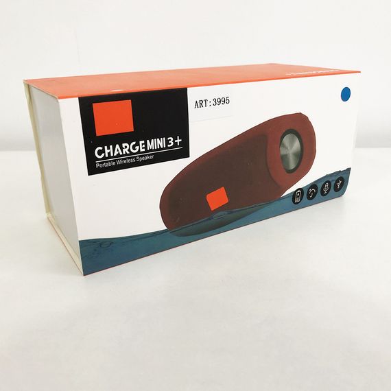 Колонка портативная акустическая система Charge Mini E3 (аналог). Цвет: синий | Зображення 2