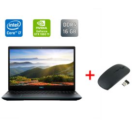Ігровий ноутбук Dell G3 3500 / 15.6" (1920x1080) IPS / Intel Core i7-10750H (6 (12) ядер по 2.6 - 5.0 GHz) / 16 GB DDR4 / 256 GB SSD + 256 GB SSD / nVidia GeForce GTX 1660 Ti, 6 GB GDDR6, 192-bit / WebCam / Windows 10 б/в + Подарунок Бездротова миша / USB