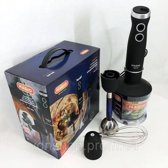 Блендер настільний електричний MAGIO, Портативний блендер подрібнювач, Занурювальні блендери для дому YV-28 | Зображення 4