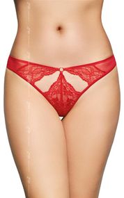 Жіночі стрінги - G-String 2497, red S/M