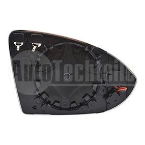Вставка зеркала с подогревом левая VW Golf 12-21/ Touran 15-21 (4 Pin), AutoTechteile, 385 7097, 6451138