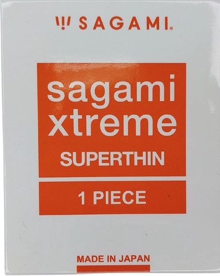 Презервативи ультратонкі SAGAMI XTREME SUPERTHIN (упаковка 1 шт) Sex Aura | Зображення 2