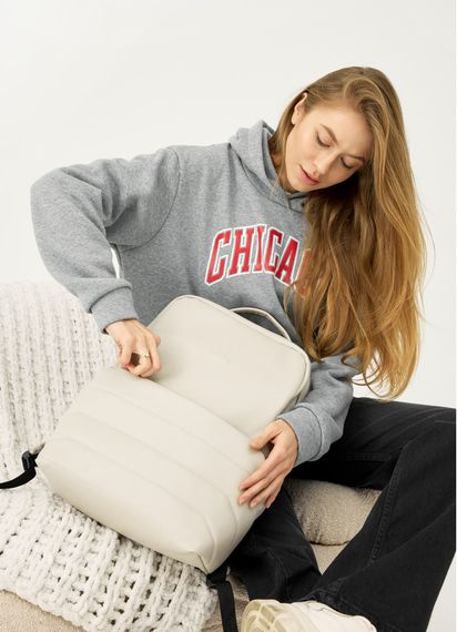 Жіночий рюкзак Sambag ZARD DART сірий 44 x 31 x 15 см (25523030) | Зображення 4