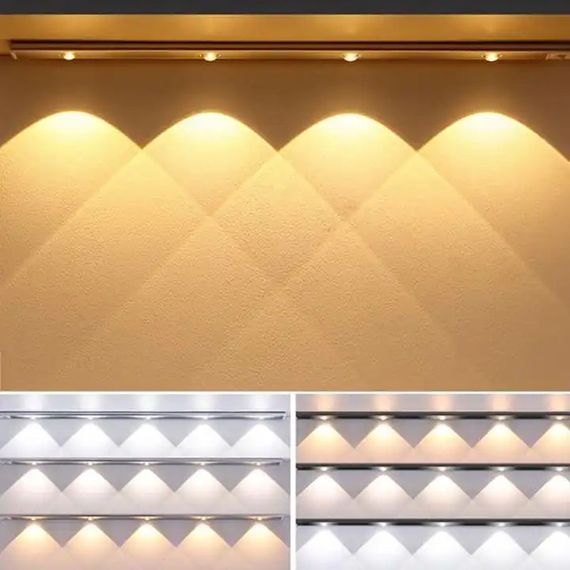 Сенсорний світильник LED з датчиком руху MZ-L1602 (40*10*800mm) Black | Зображення 1