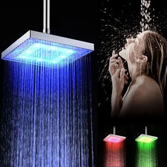 Насадка для душа с LED подсветкой RGB LED SHOWER Светодиодная Лейка | Зображення 1