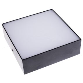 Светильник потолочный накладной LED FLF-84 15W WW BK