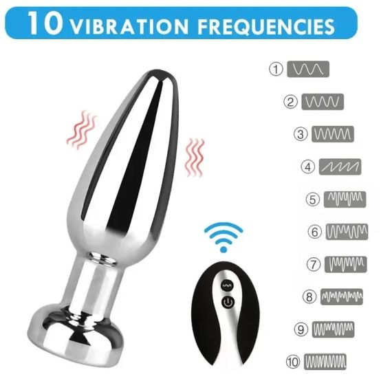 Анальний вібратор масажер простати, еротичний масаж | Зображення 4