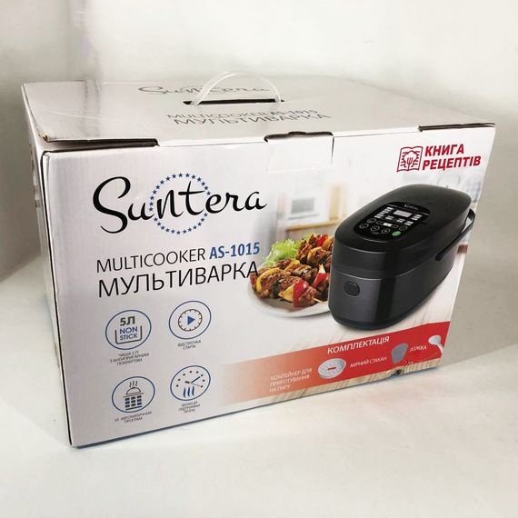 Мультиварка 5л Suntera AS-1015, електронні мультиварки рисоварки, антипригарні ER-589 мультиварки рисоварки
