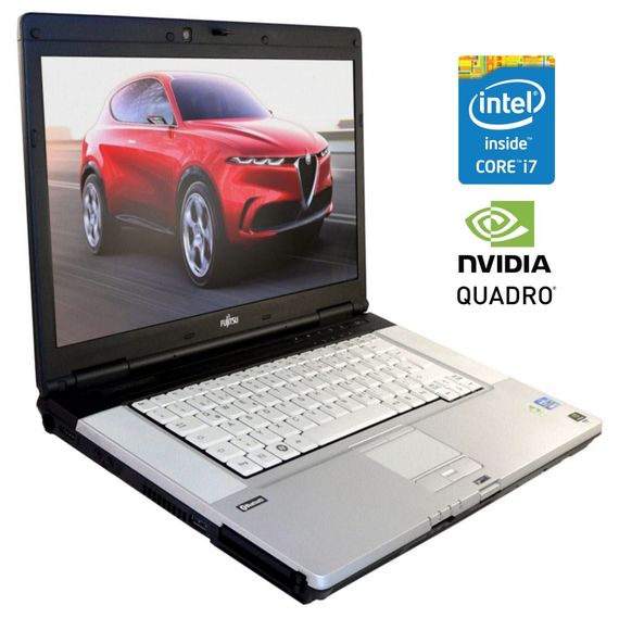 Мобильная рабочая станция Б-класс Fujitsu Celsius H710 / 15.6" (1920x1080) TN / Intel Core i7-2640M (2 (4) ядра по 2.8 - 3.5 GHz) / 8 GB DDR3 / 500 GB HDD / nVidia Quadro 1000M, 2 GB GDDR3, 128-bit / WebCam б/у