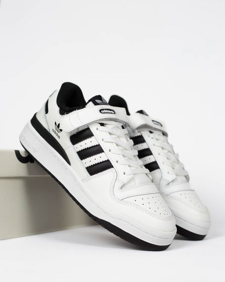 Жіночі кросівки Adidas Forum Low Black/White | Зображення 5