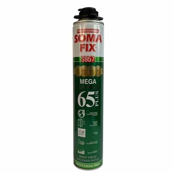 Монтажна піна SOMA FIX MEGA 65+ (850ml)