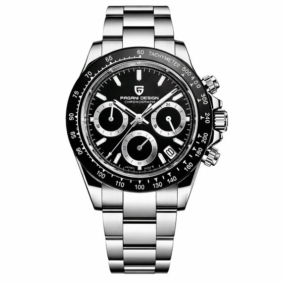 Чоловічий годинник Pagani Design PD-1644 Silver-Black