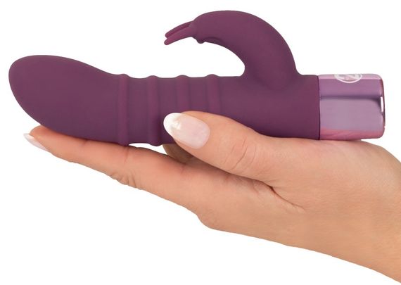 Вібратор із кліторальним стимулятором з 15 режимами вібрації Rabbit Vibe Sex Aura | Зображення 4