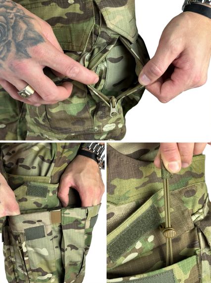 Тактичні штани з наколінниками Raptor Pro Gen 2 FLEX Мультикам 50/3 | Зображення 6
