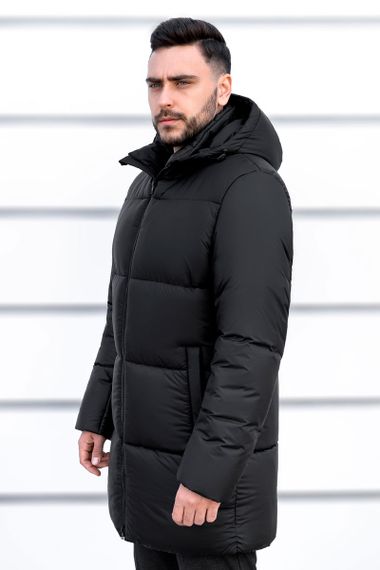 Чоловічий Пуховик Sun`s House  розмір: 3XL Чорний (арт. M-136) | Зображення 1