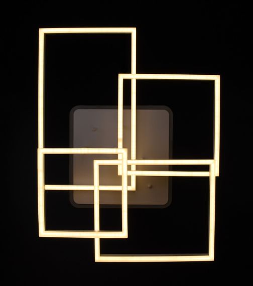 Люстра світлодіодна стельова LED світильник для квартири на стелю лед з пультом 26100 Білий 17х56х71 см. | Зображення 2