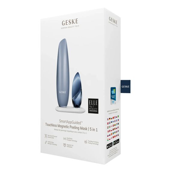 Бесконтактная магнитная пилинг-маска GESKE Touchless Magnetic Peeling Mask 5в1 starlight, Серый | Зображення 7