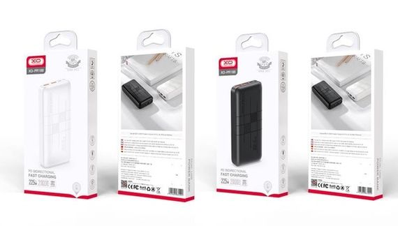 Портативний зарядний пристрій XO PR188 - 20000 mAh (Black) | Зображення 1