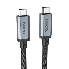 Дата кабель Hoco US05 Type-C to Type-C 100W USB4 40Gbps (1m) Black