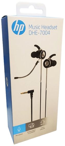 Гарнітура HP DHE-7004 3,5мм Black | Зображення 1