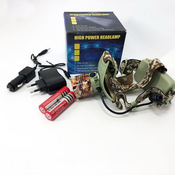 Налобний фонарь с аккумулятором CH-108-T6+COB(white+red), Перезаряжаемый налобный фонарь Head Lamp LJ-36 | Зображення 3