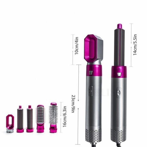 Стайлер 5в1 Hot Air Styler для різних типів волосся з функціями надання об'єму, випрямлення, укладання | Зображення 2