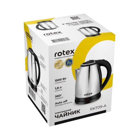 Електрочайник Rotex RKT09-A 1.8 л | Зображення 9