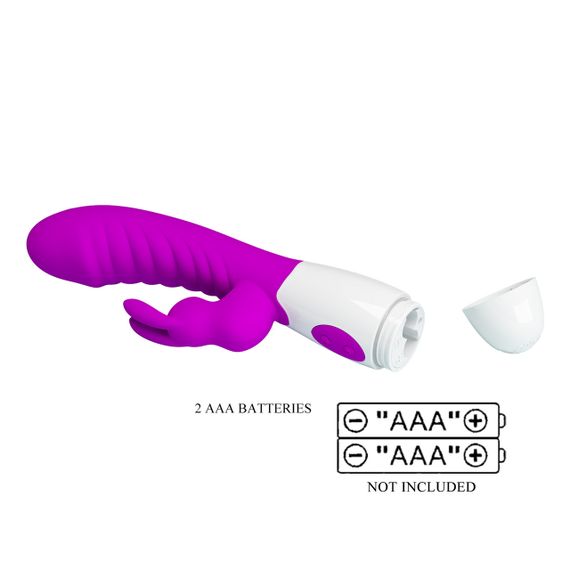 Вібратор - Pretty Love Naughty Bunny Vibrator Purple Sex Aura | Зображення 9