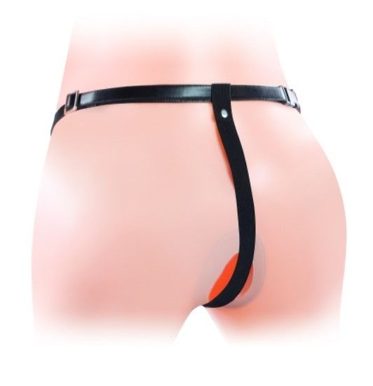 Страпон для двойного проникновения - Vibrating Unisex Hollow Double Penetration 6" sexstyle | Зображення 4