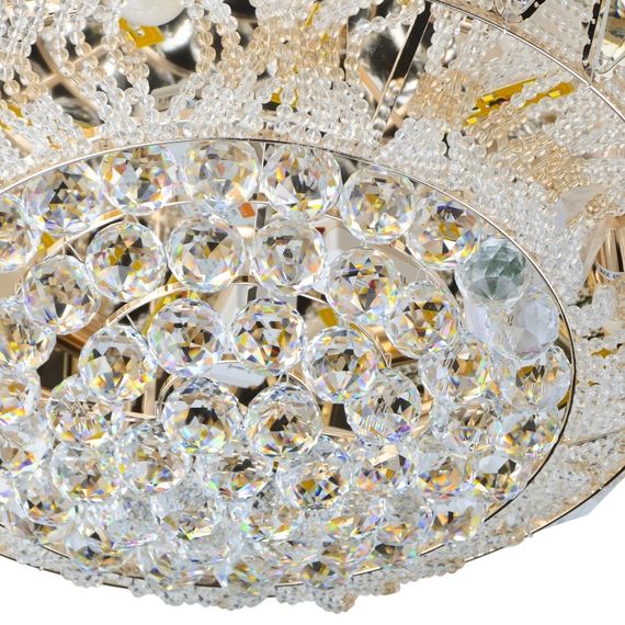 Люстра торт потолочная с подсветкой LED E14 40W Glass (BCL-606C/6) | Зображення 1