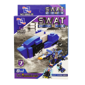 Дитячий конструктор 0868-58 поліцейський транспорт (Вид 7)