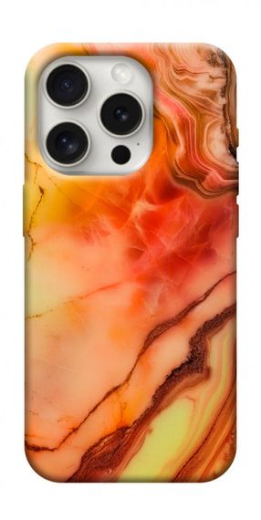 Чохол з картинкою Червоний корал мармур для Apple iPhone 16 Pro Max (6.9")