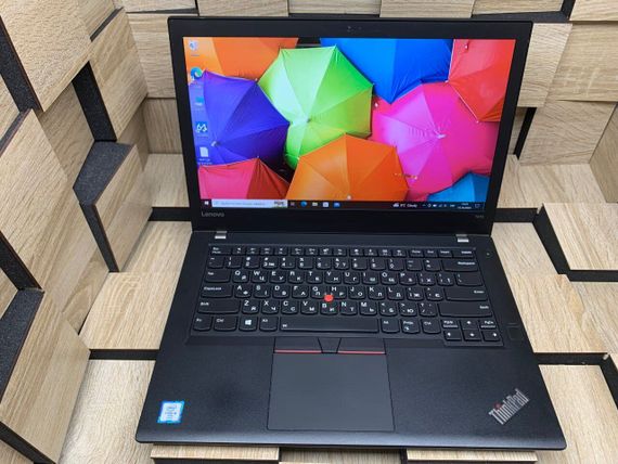 Ультрабук Б-класс Lenovo ThinkPad T470 / 14" (1920x1080) IPS / Intel Core i5-6300U (2 (4) ядра 2.4 - 3.0 GHz) / 8 GB DDR4 / 128 GB SSD / Intel HD Graphics 520 / WebCam / Fingerprint б/у | Зображення 1